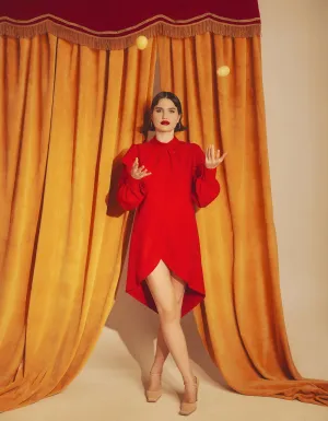 Amaryllis Asymmetric Dress