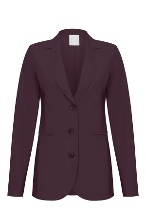 Blazer | Travel Jersey | Toku | Aubergine