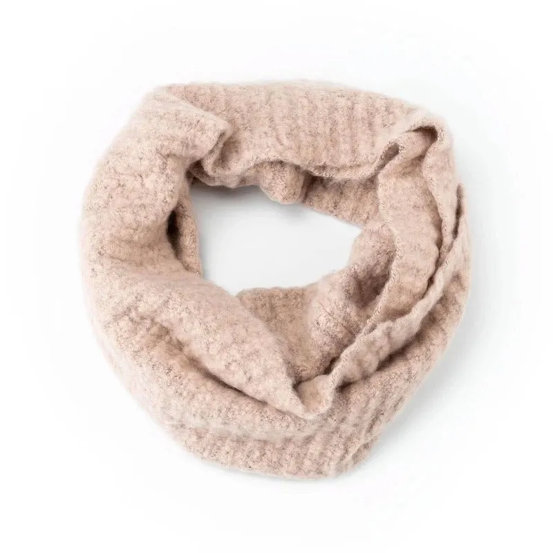 BRITTS KNITS INFINITY SCARF PINK