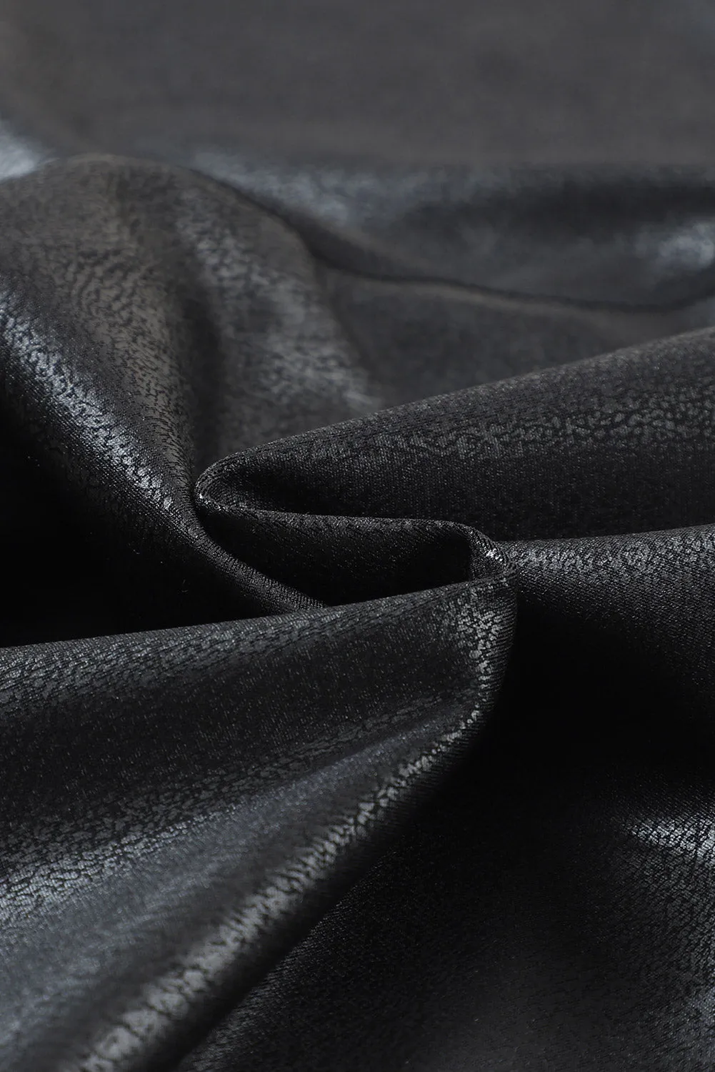 High Waisted Black Tummy Control Nylon Leggings