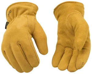 Kinco 903HK-L Driver Gloves, Men's, L, Keystone Thumb, Easy-On Cuff, Deerskin Leather, Gold :PR: QUANTITY: 1