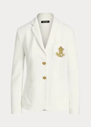 Lauren Ralph Lauren Bullion Jacquard Blazer White