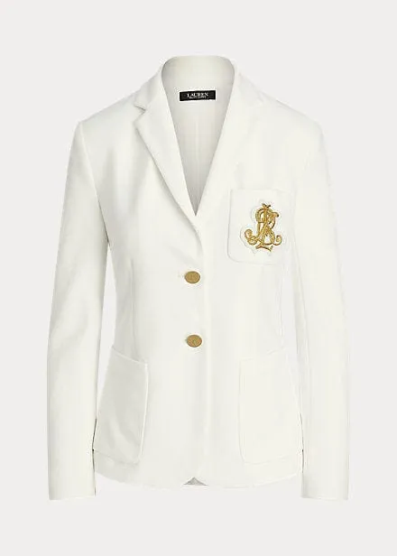 Lauren Ralph Lauren Bullion Jacquard Blazer White