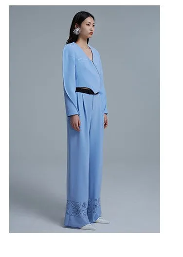 LEDIM W irregular blazer asymmetic luxury top - Arc