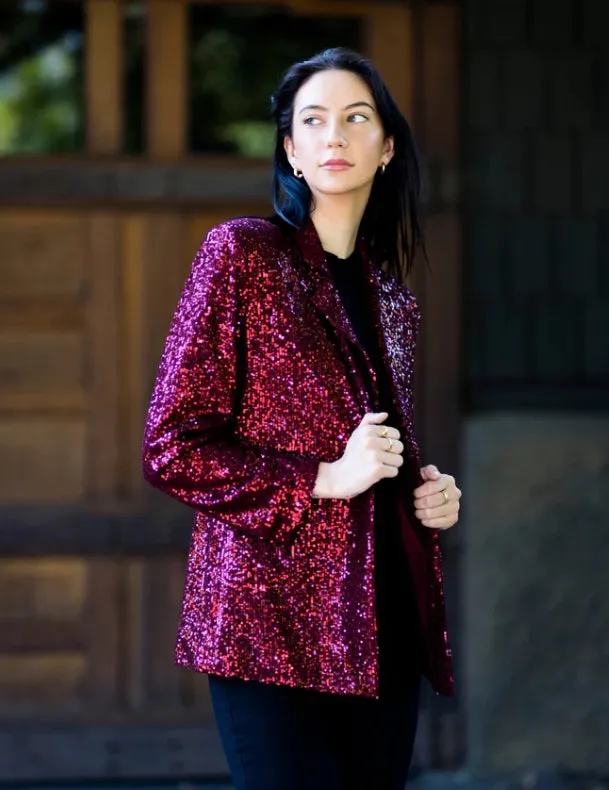 Sequin Blazer Jacket