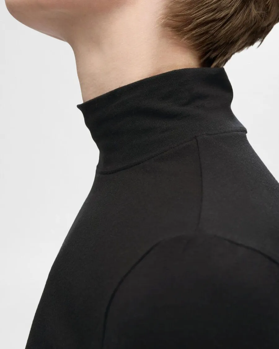 SLFMANJA LS HIGH NECK | BLACK