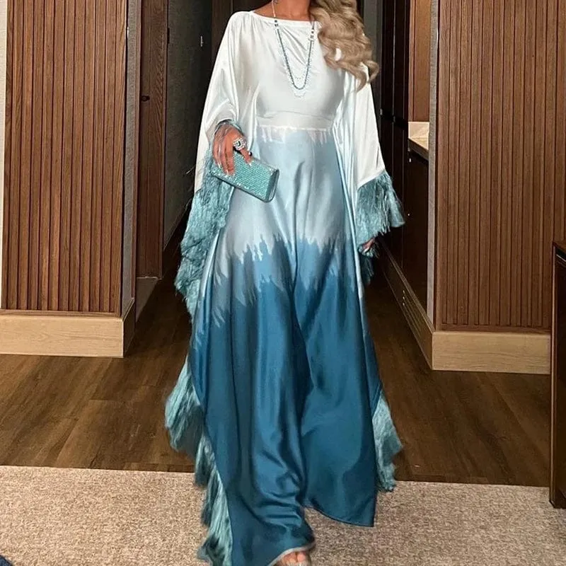 Women's  Formal Batwing Sleeve Party Dresses